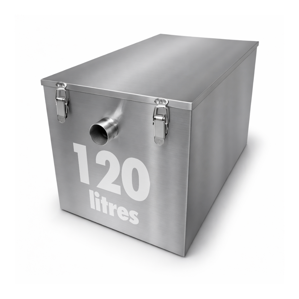Séparateur de graisse inox 120L à poser
