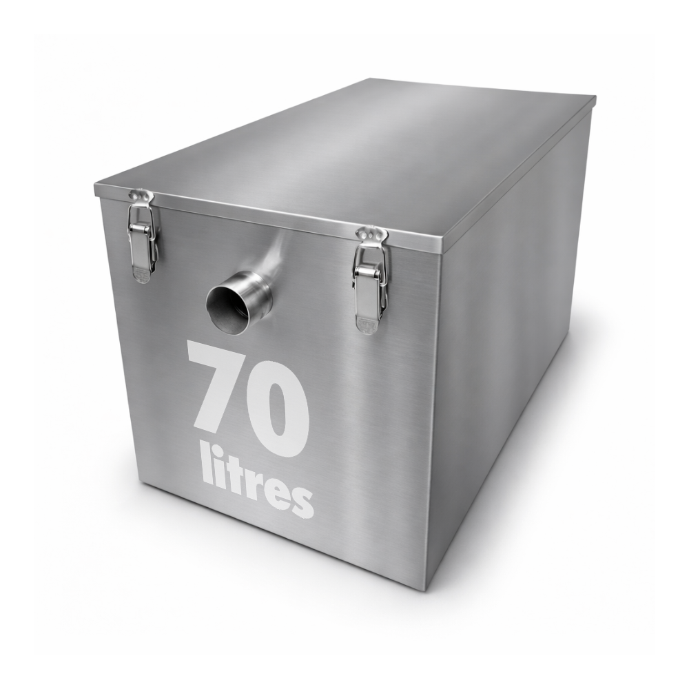 Séparateur de graisse inox 70L